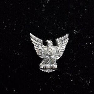 Vintage Sterling Silver Boy Scouts of America BSA Eagle Pin